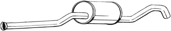 Middle Silencer BOSAL 278-193