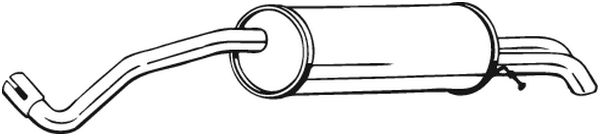 End Silencer BOSAL 279-299