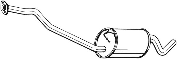 Middle Silencer BOSAL 281-845