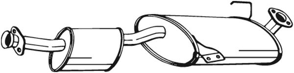 Middle Silencer BOSAL 280-233