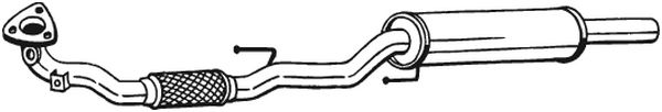 Front Silencer BOSAL 280-417