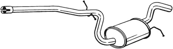 Middle Silencer BOSAL 281-961