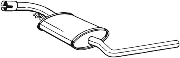 Middle Silencer BOSAL 281-891