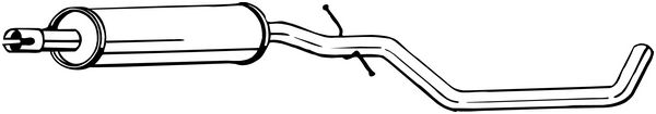 Middle Silencer BOSAL 281-911