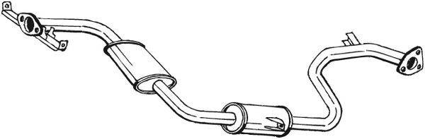 Middle Silencer BOSAL 283-077