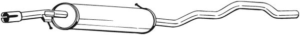 Middle Silencer BOSAL 285-517