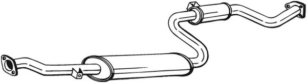 Tłumik środkowy BOSAL 285-761