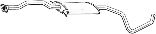 Middle Silencer BOSAL 285-953