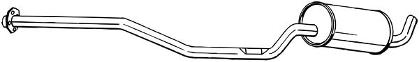 Middle Silencer BOSAL 286-007