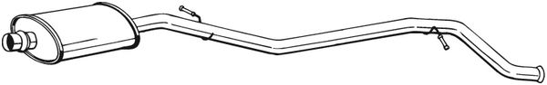 Middle Silencer BOSAL 286-075