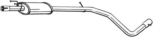 Middle Silencer BOSAL 286-115