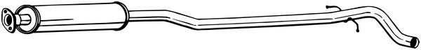 Middle Silencer BOSAL 286-189