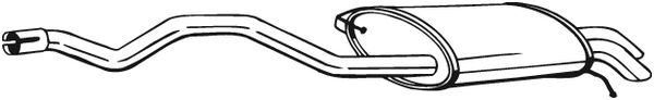 End Silencer BOSAL 286-487