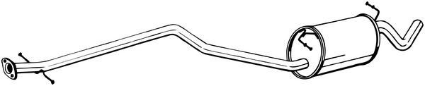 Middle Silencer BOSAL 289-017