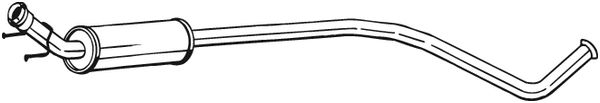 Middle Silencer BOSAL 287-287