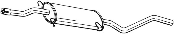 Middle Silencer BOSAL 287-433
