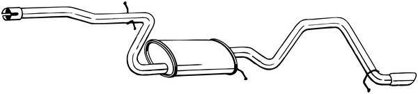 End Silencer BOSAL 288-183
