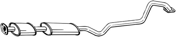 Middle Silencer BOSAL 288-389