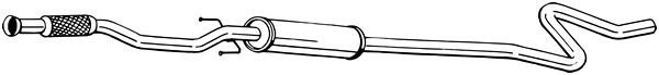Middle Silencer BOSAL 293-051