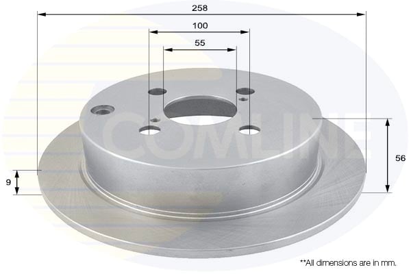 Brake Disc COMLINE ADC01115