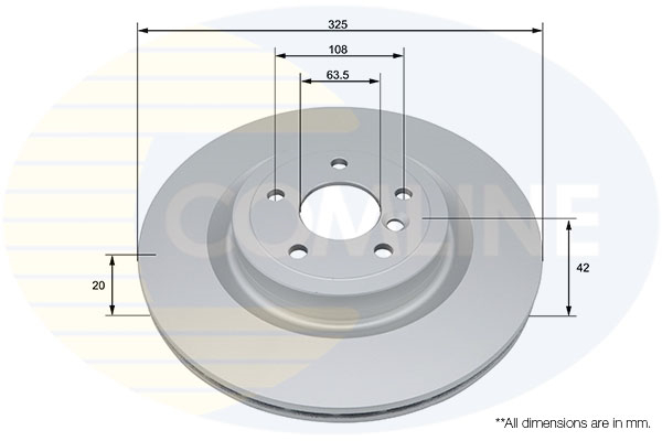 Brake Disc COMLINE ADC4065V