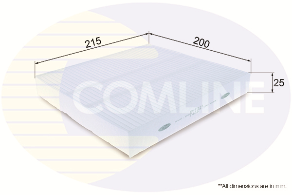 Filter, cabin air COMLINE EKF331