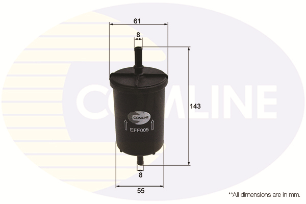 Fuel filter COMLINE EFF005