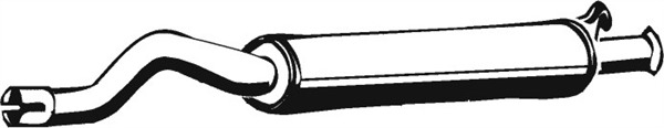Middle Silencer ASMET 04.054