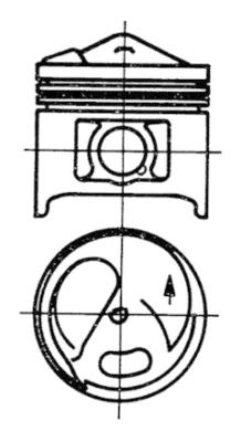 Piston KOLBENSCHMIDT 93582610