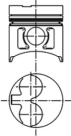 Piston KOLBENSCHMIDT 41529600
