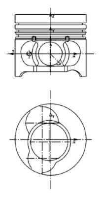 Piston KOLBENSCHMIDT 40465600