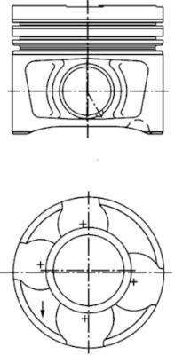 Piston KOLBENSCHMIDT 40356600