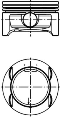 Piston KOLBENSCHMIDT 40386620