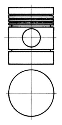 Piston KOLBENSCHMIDT 91130600
