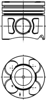 Piston KOLBENSCHMIDT 40659610