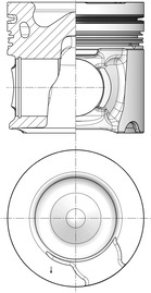 Piston KOLBENSCHMIDT 41263600