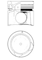 Piston KOLBENSCHMIDT 40459600