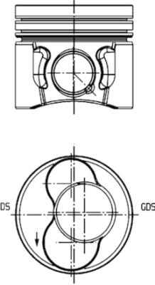 Piston KOLBENSCHMIDT 40422610