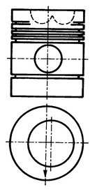 Piston KOLBENSCHMIDT 92772600