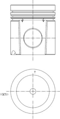 Piston KOLBENSCHMIDT 40473600