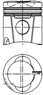 Piston KOLBENSCHMIDT 99775610