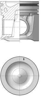 Piston KOLBENSCHMIDT 40515600