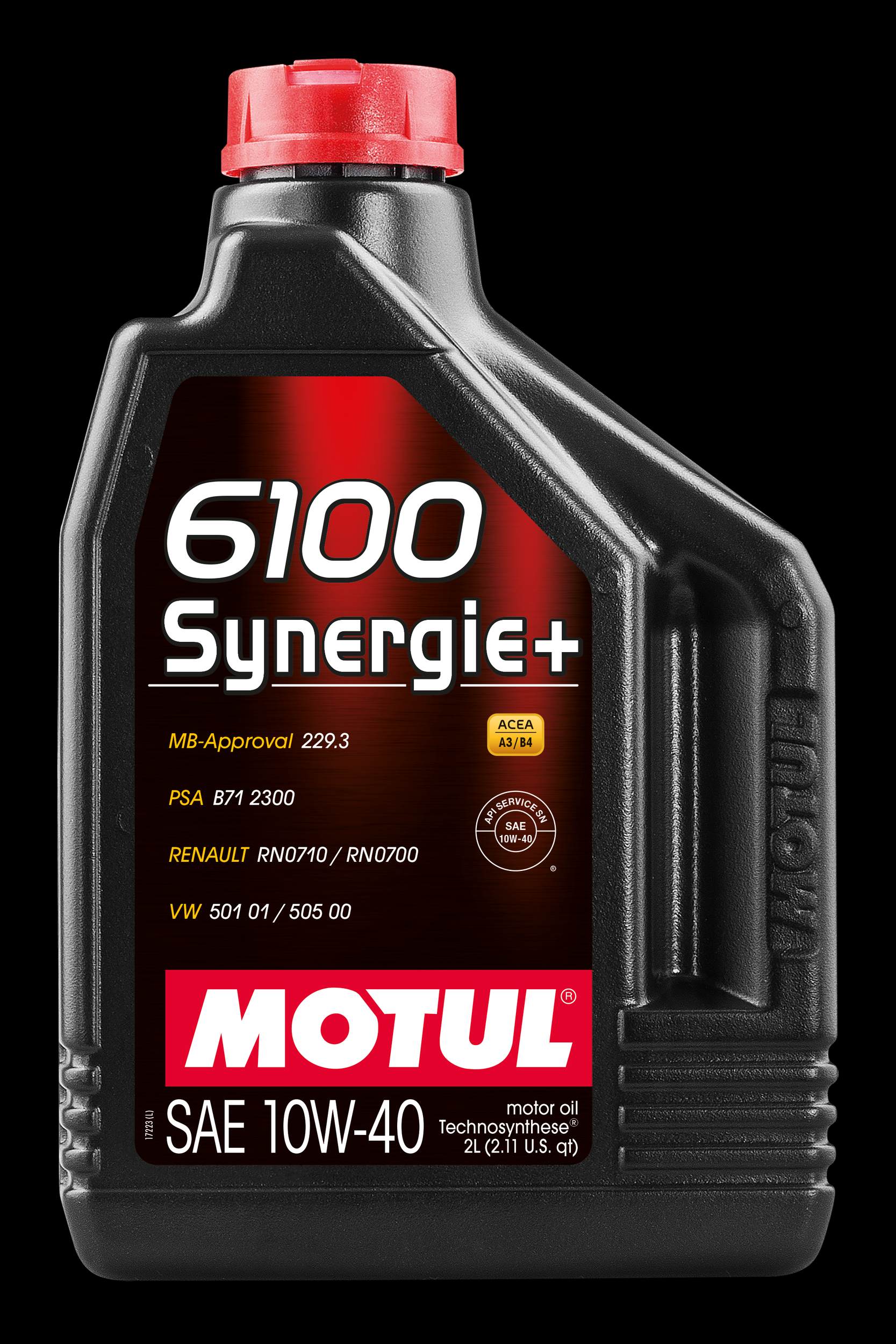 Moottoriöljy MOTUL 6100 SYNERGIE+ 10W40 2L