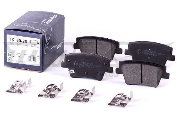 Juego de pastillas TOMEX Brakes TX 60-25