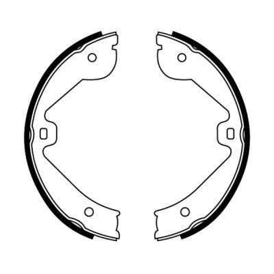 Brake Shoe Set, parking brake ABE CRW000ABE