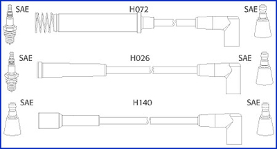 Ignition Cable Kit HÜCO 134225