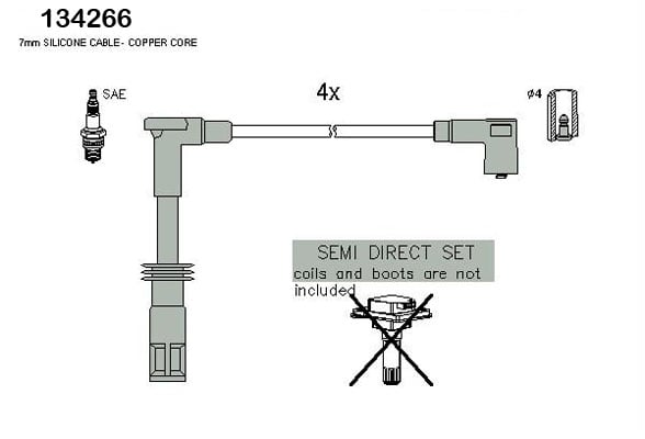 Ignition Cable Kit HÜCO 134266