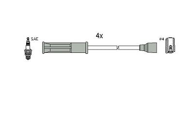 Ignition Cable Kit HÜCO 134516
