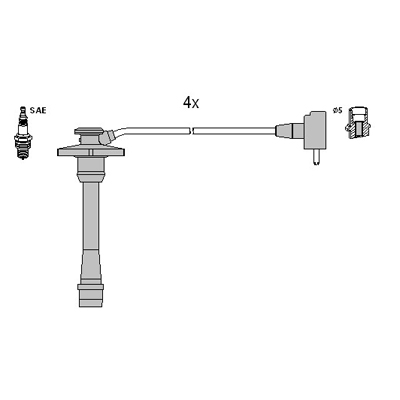 Ignition Cable Kit HÜCO 134132