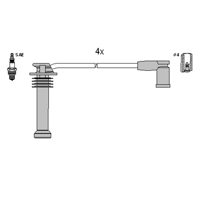 Ignition Cable Kit HÜCO 134839